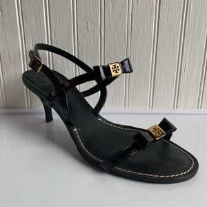 ((SOLD)) TORY BURCH Kailey heels in black.